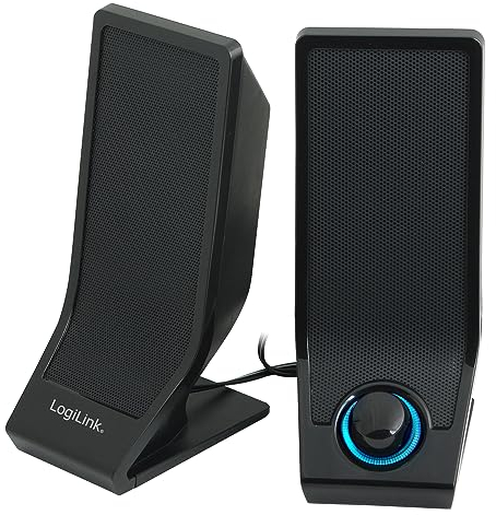 LogiLink Aktiver Stereo 2.0 Aktivlautsprecher