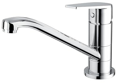 Bristan Cinnamon Easy Fit Kitchen Sink Single Lever Swivel Spout Mixer Tap Faucet Chrome Plated (CNN EFSNK C)