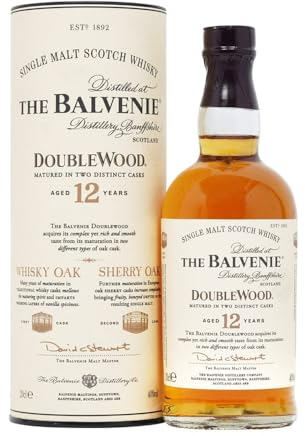 The Balvenie 12 Year Old Double Wood Single Malt Scotch Whisky 20cl Bottle