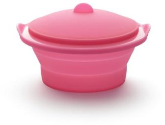 Lékué Buque de vapor plegable - Rosa
