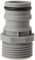 cellfast IDEAL - Conector de 1, color gris
