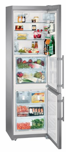Liebherr CBNPes 3976 Premium Autonome 325L A++ Acier inoxydable réfrigérateur-congélateur - Réfrigérateurs-congélateurs (325 L, SN-T, 16 kg/24h, A++, Nouvelle zone compartiment, Acier inoxydable)