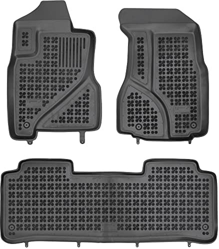REZAW - PLAST Antirutschmatten Auto fußmatten passt für Honda CR-V II 2001-2006 Kompletter Schutz für Ihr Auto bei Allen Wetterbedingungen mit perfekt passenden Anti rutsch gummimatten