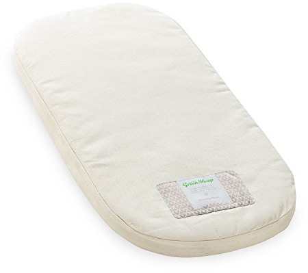 The Little Green Sheep M001P Naturmatratze Carrycot - To Fit Uppababy Vista/Cruz Only, beige