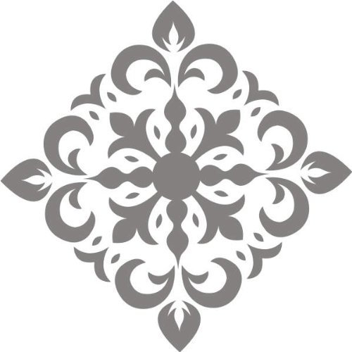 PEMA Indigos UG - Wandtattoo Wohnzimmer - Wandaufkleber Glasdekorfolie Pflanze Blume, 120x120 cm w425 - Aufkleber Kinderzimmer Schlafzimmer Küche Badezimmer Büro Dekoration