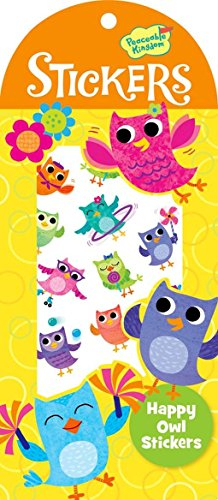 PEACEABLE KINGDOM 04755 Happy Owl Stickers