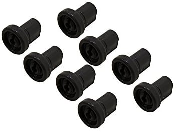 John Lewis JLBIDW1201 Dishwasher Loading Rack Upper Basket Wheels (Pack of 8)