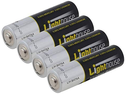 Lighthouse Torches L/HBATAA Alkaline Batteries AA (4 Pack)