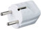 Meister Schutzkontakt-Stecker - Kunststoff - weiß - 250 V - 16 A - Maximaler Kabelquerschnitt 2,5 mm² - IP20 Innenbereich - Gerade Einführung / Schuko-Stecker mit Zugentlastung / 7421010