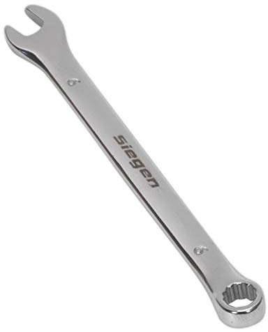 Sealey S01006 Combination Spanner, 6mm, 100mm x 154mm x 49mm, Silver