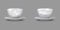 Fiftyeight Kaffeetassen Set, 2-er Set Och Bitte + grinsend, TV Tassen