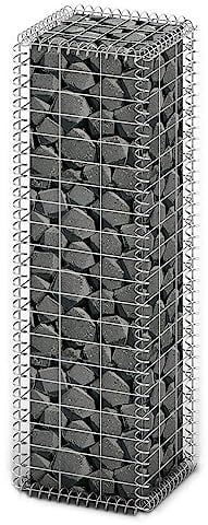 vidaXL Gabion Base pour Mur 100x30x30 cm Clôture de Jardin Panier à Pierres