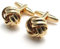 KONOV Herren Manschettenknöpfe, Klassiker Elegante Lieben Knoten, Hochzeit, Hemd Manschetten Knöpfe, Gold