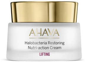 AHAVA Halobacteria Restoring Nutri-Action Cream - Anti-Aging, Ultra-Nourishing for stressed, mature & lacklustre skin, lifts, smoothes & restores luminosity, with Osmoter Hamamelis & Shea, 1.7 Fl.Oz