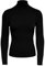 ONLY Damen Struktur Rollkragen Pullover Rundhals Feinstrick Sweater Stretch Oberteil ONLKAROL NOOS, Farben:Schwarz, Größe:L