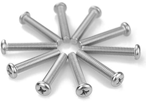 IMScrews Lot de 10 vis cruciformes M8 x 45 mm pour TV Samsung Series Acier inoxydable 18/8