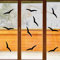 GreenIT 10 Aufkleber 20cm Warnvogel Vogel Schreck Fenster Glas Scheibe Schutz Deko Folie (schwarz, Schwalbe Silhouette)