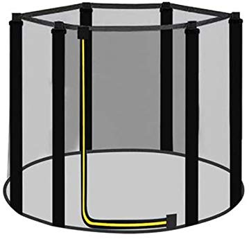 Sicherheitsnetz Trampolin 120/140/150Cm Für Gartentrampoline,Trampolin Ersatznetz Sicherheitsnetz Trampolinersatznetz, UV-Beständig Reiãÿfest Trampolin-Zubehör, Ersatznetz, Mit Reißverschluss,1.4M