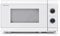 Sharp Mikrowelle YC-MS01E-C 20L, 800W, Manuelle Steuerung, 5 Leistungsstufen, Drehteller, Auftaufunktion, Kristallweiß