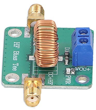 DC Bias Tee 0.2-180MHz RF Módulo profesional con área de disipación de calor RF DC Block Bias Tee PCB RF Módulo de señal de microondas para amplificador de banda ancha
