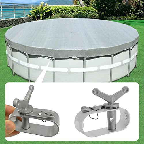 Spannschloss Für Seil Poolabdeckung, 2 Stück Spannverschluss Seil-Spanner Für Pool-Plane | Aluminiumlegierung Seilspanner Für Winter Pool Poolplanen Befestigung Poolabdeckung Winter Zubehör