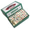 NEWFUN Mini Jeu de Mahjong Traditionnel Chinois Portable avec 144 pièces de 4 Joueurs, adapté aux Jeux de Famille, aux réunions, aux fêtes d'amis, aux Jeux pour Adultes pour Passer Le Temps
