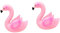Uonlytech 2 Stk Flamingo-nachtlicht Schreibtischlampen Schlafzimmerlampe Nachttischlampen Bett Schrank Lampe Flamingo-led-lampe Nachttischlampe Baby Lichter Anordnen Batterie