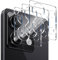 QULLOO Protector de Lente de Cámara para Xiaomi Redmi Note 13 Pro 5G, Cristal Vidrio Templado de Camara, 9H Dureza, Anti-Rasguños, Ultra Transparente, 3 Unidades