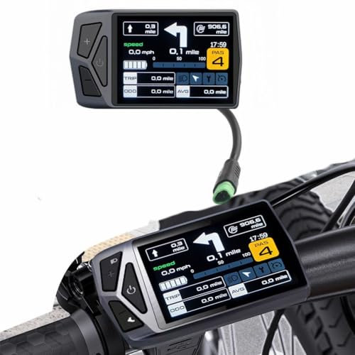 LVYXON E-Bike LCD Display & Computer für Elektrofahrrad - Bafang Motor M200 M300 400 500 M620 EB02 Mittelantriebsmotor Ebike Meter