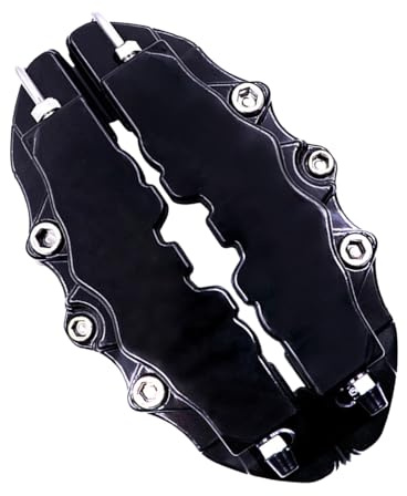 Bremssattel Covers - Autoscheibenbremsbremssättel Abdeckung | Vordere Heckscheibenbremssattelabdeckungen für Autowagen, langlebige Radreinigung Zubehör, Bremsstyling -Teile Modifikatio