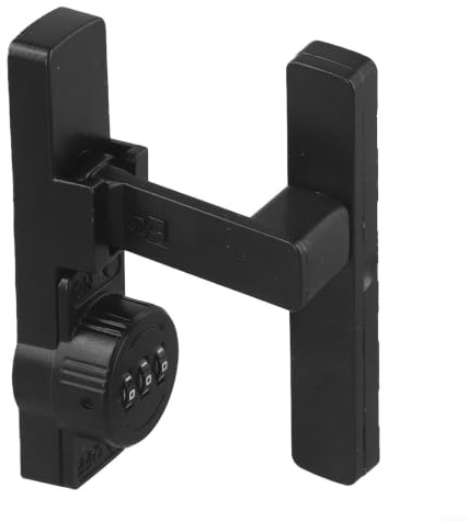 Serrure de porte coulissante à 90 degrés avec combinaison de 3 chiffres, serrure en alliage de zinc offrant des options de code sécurisées et flexibles pour différents types de portes et applications