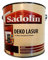 Sadolin Deko Lasur Blau 0.38 l/kg / 375 ml/schützt Holz vor Schmutz u. Kratzern/Wasserabweisend /