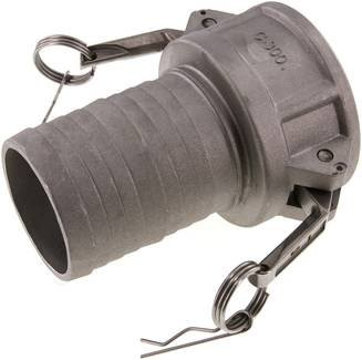 Kamlock-Kupplung (C) 75 (3) mm Schlauch, Aluminium Werkstoff:Aluminium DN:75 (3) mm PN:9bar
