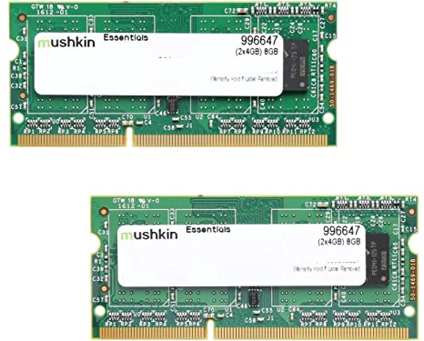 Mushkin 997020 Essentials PC3-10600 Arbeitsspeicher 16GB (1333 MHz, 240-polig, 2X 8GB) SO-DIMM DDR3-RAM Kit