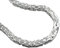 Armband Königskette Silber 925 Herren Massiv Quadratisch Vierkant Poliert Länge 23,5 cm Breite 5x5 mm Armkette