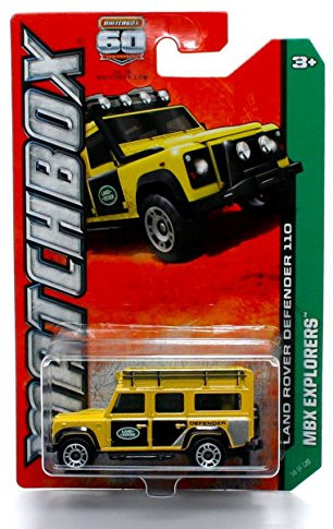 Matchbox Land Rover Defender 110 (Yellow) MBX Explorers 60th Anniversary 2013 Basic Die-Cast Vehicle (#59 of 120)