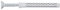PARCO Rahmendübel mit Senkkopfschrauben TX40 (10x120 mm, 50 Stück) - Fassaden- & Langschaftdübel, Fensterrahmendübel, Fensterdübel für Fensterrahmen & Wandbefestigung - ETA-12/0272 Zulassung