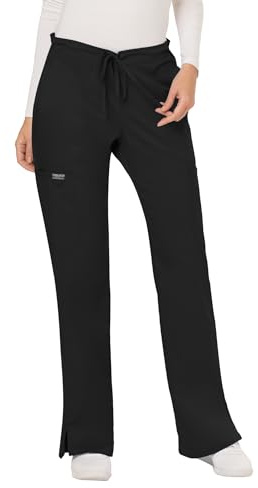 Cherokee WW Revolution Scrub Pants for Women Mid Rise Flare Pant 5 Pockets