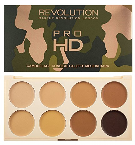 Revolution Ultra Pro HD Camouflage Palette di correttori - Medium Dark