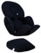 JYOKO Kids Réducteur Anti-Allergique Universel pour Nouveau né, Bebe, Enfant 100% Coton (Black Series, 3 Pièces)