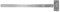 SO-TOOLS® Gartentorscharnier 770-870 mm M20 Gartentorband Ladenband Türband