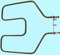 ANCASTOR Resistencia de solera para Horno Compatible con Teka FER38TK0006