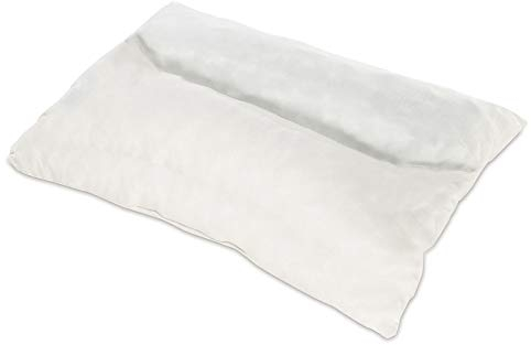 maxVitalis Orthopädisches Nackenstützkissen, Allergiker geeignet, besondere Stützwirkung, 2-Kammer-Kissen mit entnehmbaren Visko-Flocken, inkl. Aloe Vera Bezug, 60 × 40 cm