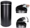 Georges Poubelle à capteur en acier inoxydable laqué Capacité 30 l, 40 l ou 50 l, Noir , 30 l