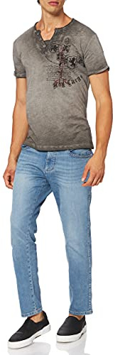 KEY LARGO Herren T-Shirt Weapon Button