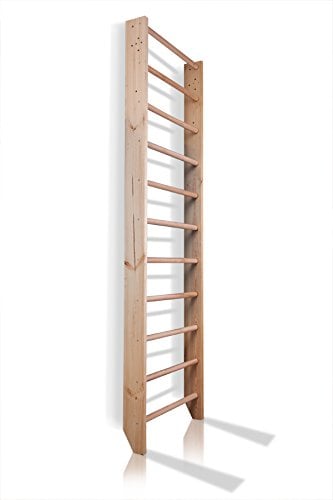Turnwand Sport-0-240 aus Holz – Sprossenwand, Kletterwand, Klettergerüst für Fitness & Gymnastik – Trainingsgerät für Zuhause