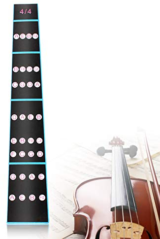 Violine Griffbrett Aufkleber, 4/4 Finger Position Marker Geige Aufkleber Indikator Hinweis Guide Sticker Violin, Music Note Für Kindern Oder Anfängern für Anfänger üben Praxis