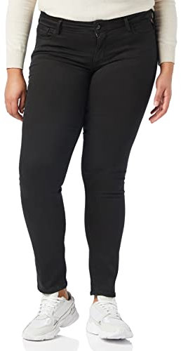 REPLAY Damen New Luz Rose Label Jeans, 099 Blackboard, 27W / 32L