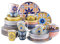 Tafelservice porzellan, vancasso 40 teiliges JASMIN Geschirrset, orientalisches Kombiservice Set, Aladin Serie