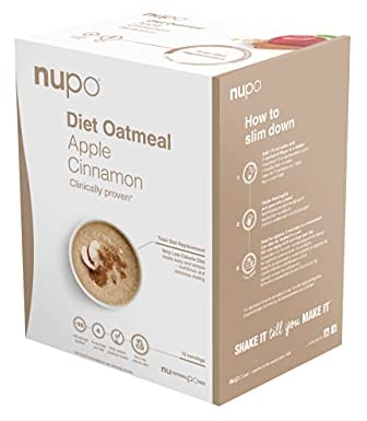NUPO® Diet Meal Replacement extreme [Apfel-Zimt - 12 Portionen] - Kalorienarme Ernährung & GMO frei - Vollwertige Mahlzeitersatz abnehmen - Food replacement - Nahrungsersatz abnehmen
